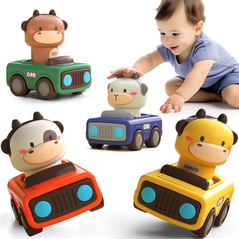 Animal Push and Go Car Toy, Du - огляд і ціна Kids Toys 3 Year Old