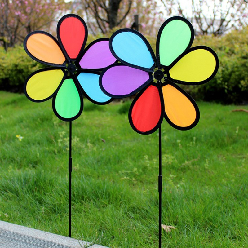 【M】1PC Colorful Windmill Wind  - огляд і ціна Kids Yard Toys