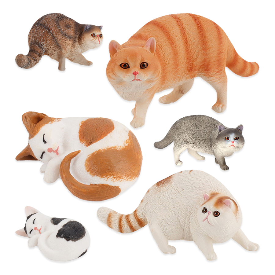 Realistic Plastic Cat Figurine - огляд і ціна Kids Toys Reviews