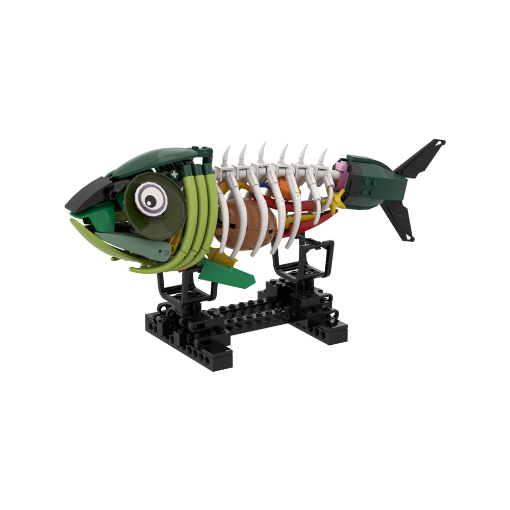 MOC Zombie Fish Model Building - огляд і ціна Kids Zombie Toys