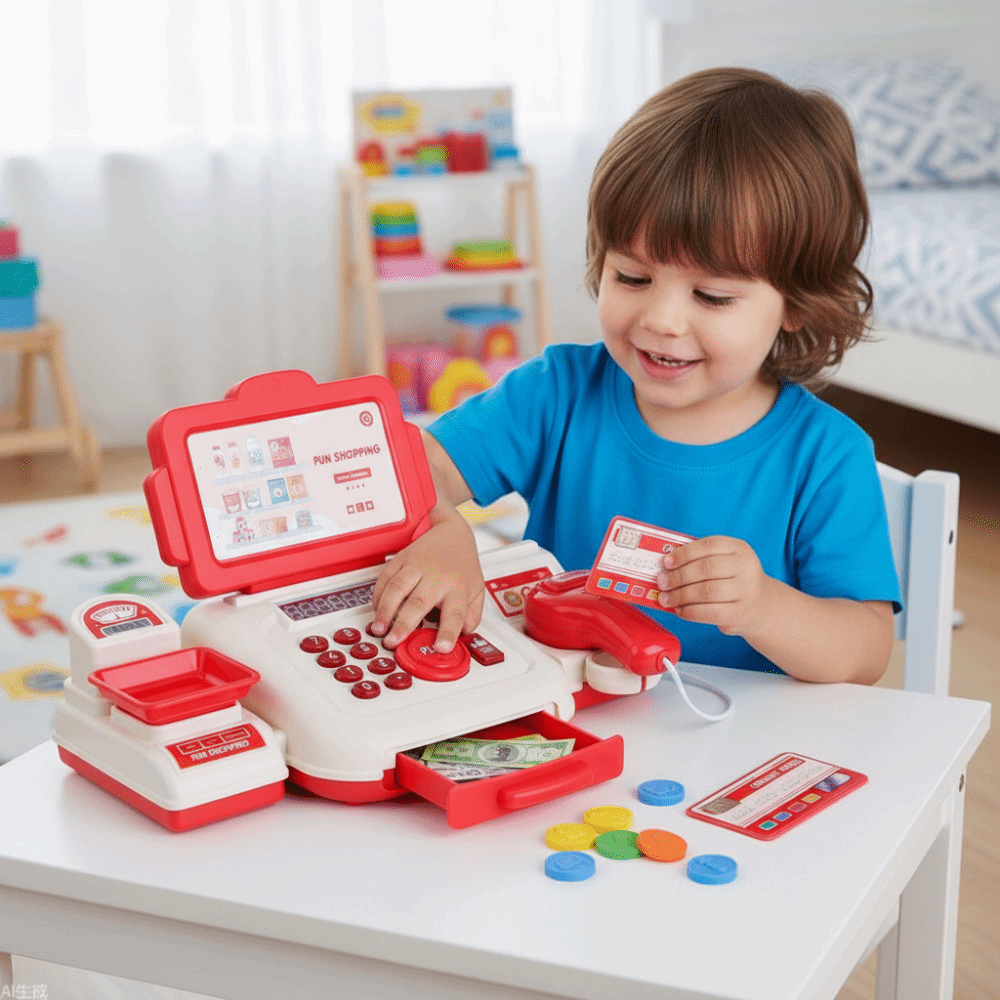 Puzzle Simulation Supermarket  - огляд і ціна Toy Cash Register