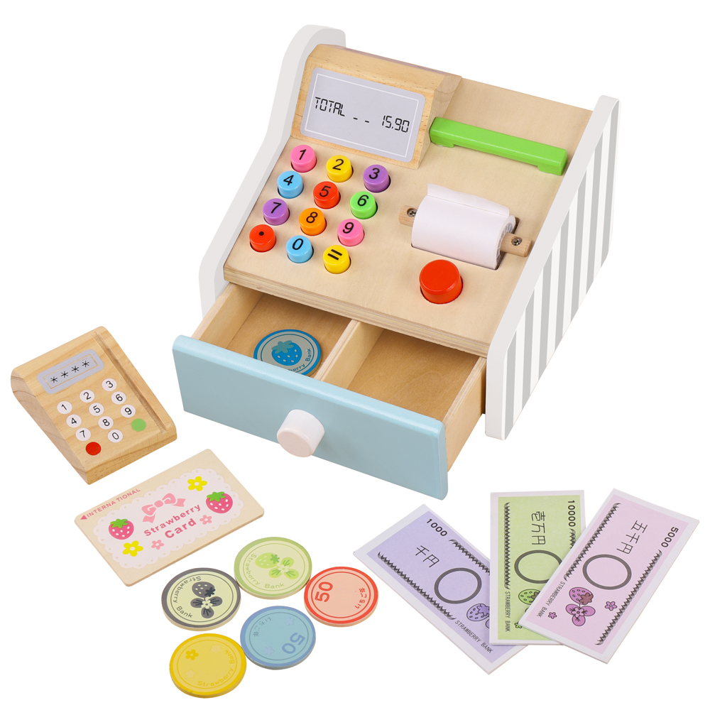 Wooden cash register Toys Chil - огляд і ціна Toy Cash Register